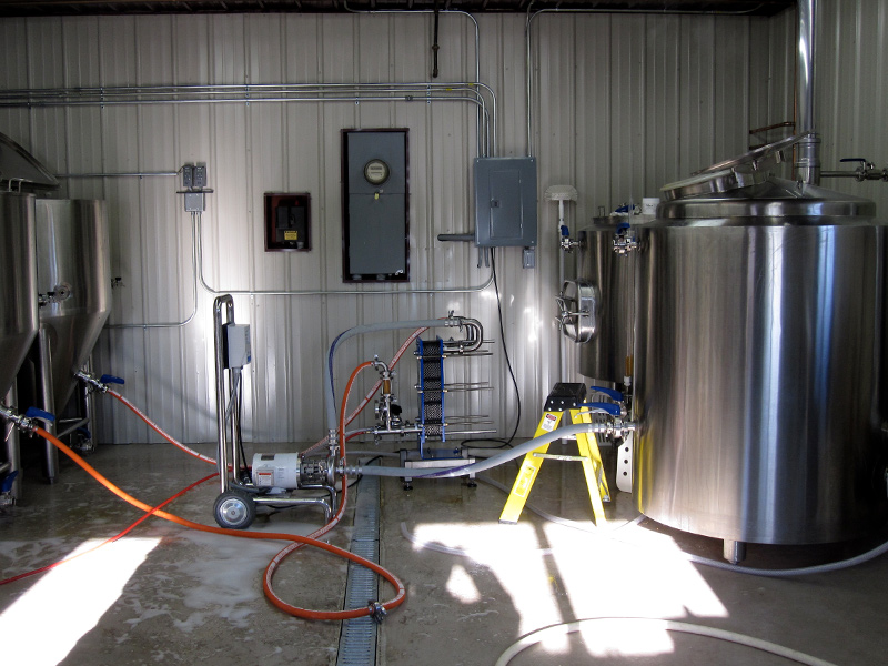 Original brewery - tanks.